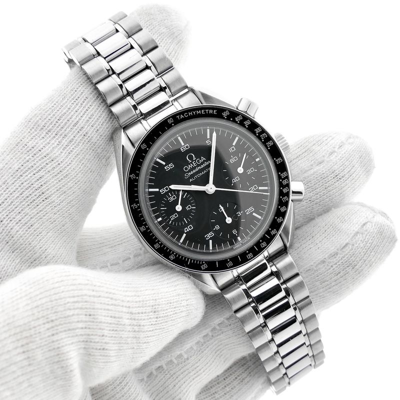Image 6 of Omega Speedmaster Reduced; Automatic Chronograph watch