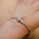 Image 4 of Pandora bracelet; Silver; Snake Chain | 19 cm