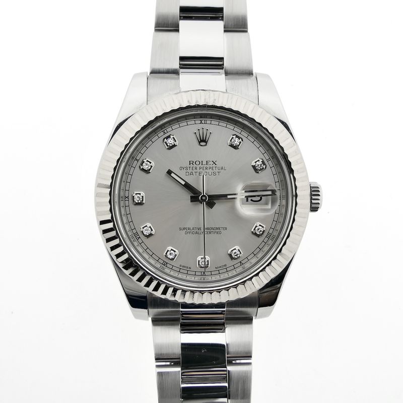 Image 1 of Rolex Datejust II 41mm 'Diamond Dial' 116334; Automatic men's watch