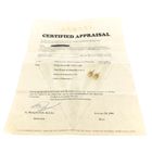 Image 12 of Exclusive gold earrings with diamonds; 2.90 ct.