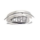 Image 2 of Silver fantasy ring with zirconia