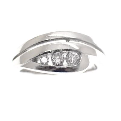 Image 2 of Silver fantasy ring with zirconia