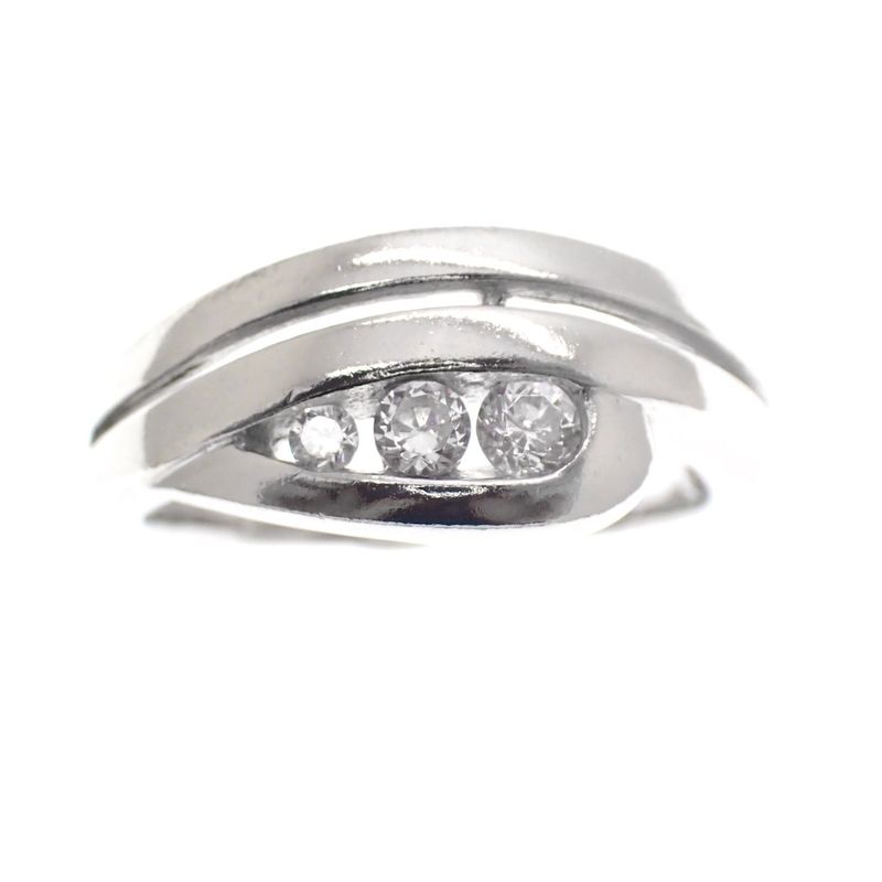 Image 2 of Silver fantasy ring with zirconia