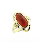 Image 3 of Gold ring with carnelian | Vintage
