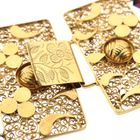 Image 9 of Antique beaded necklace with gold decorative clasp