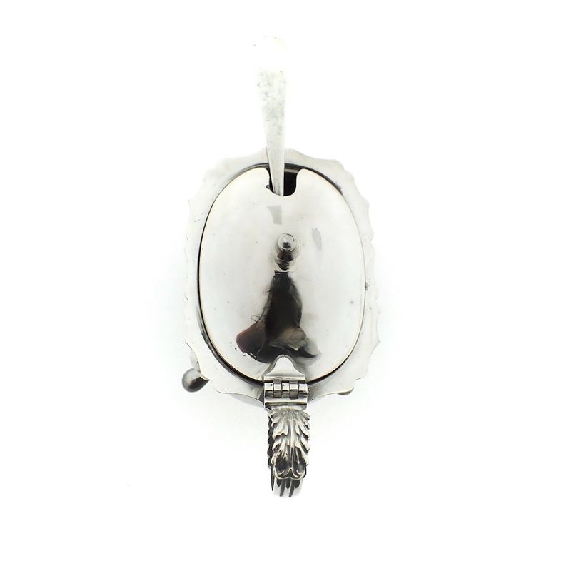 Image 5 of Silver vintage mustard bowl with spoon