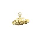 Image 3 of Gold pendant of a Formula 1 racing car