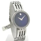 Image 3 of Movado Esperanza; Women's watch with diamonds and Bleu 'Mother of Pearl' dial; 0607231