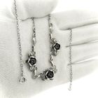 Image 8 of Silver anchor link necklace with fixed pendant | 42 cm