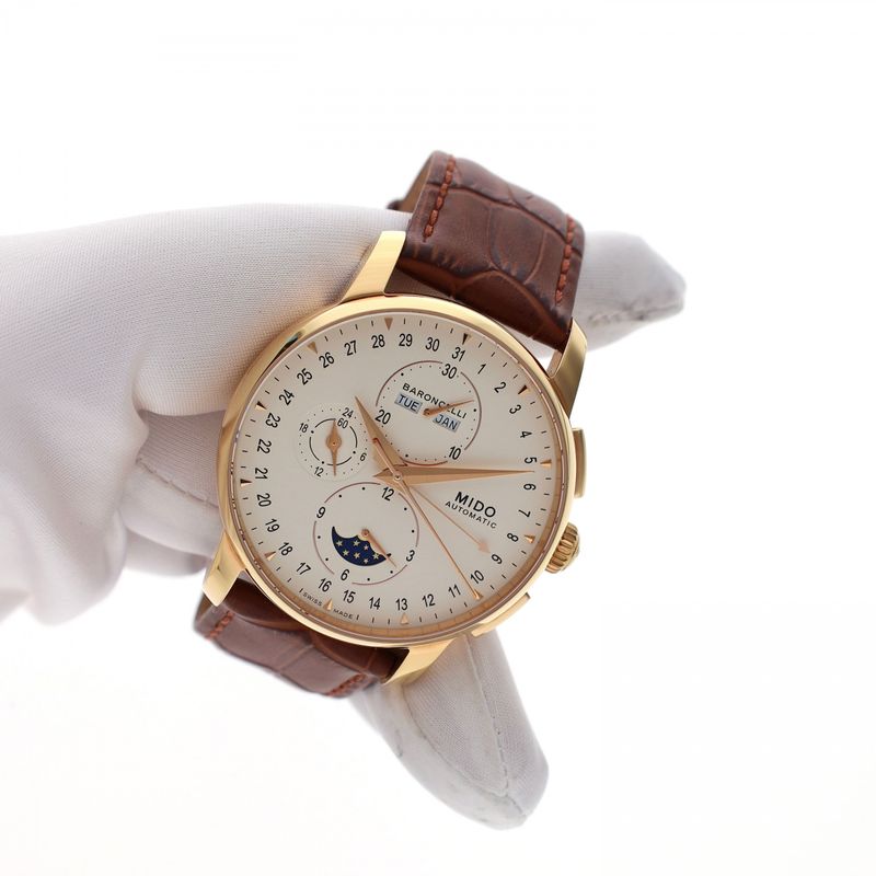 Image 10 of MIDO Baroncelli Day-Date Chronograph M8607.3.M1.42; Automatic Men's Watch