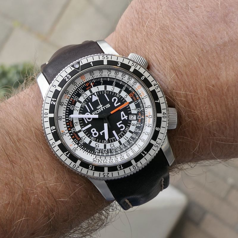 Image 12 of Fortis B-47 Calculator GMT; Automatic men's watch