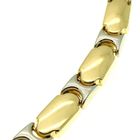 Image 2 of Two-tone gold fantasy link chain | 45 cm