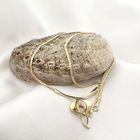 Image 3 of Gold necklace with fixed pendant | 43.5 cm