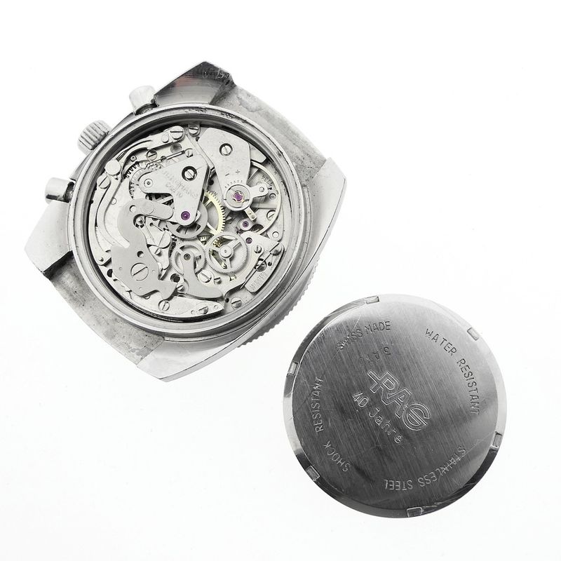 Image 9 of Junghans Olympic; Vintage chronograph men's watch