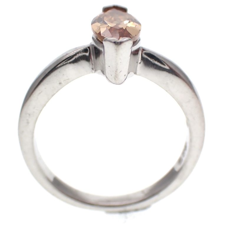 Image 3 of Silver solitaire ring with zirconia