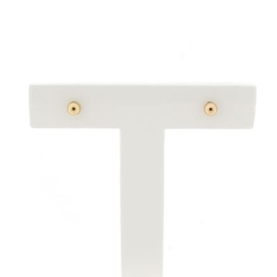 Image 1 of Rose gold stud earrings | Round button