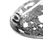Image 8 of Silver brooch | Floral design