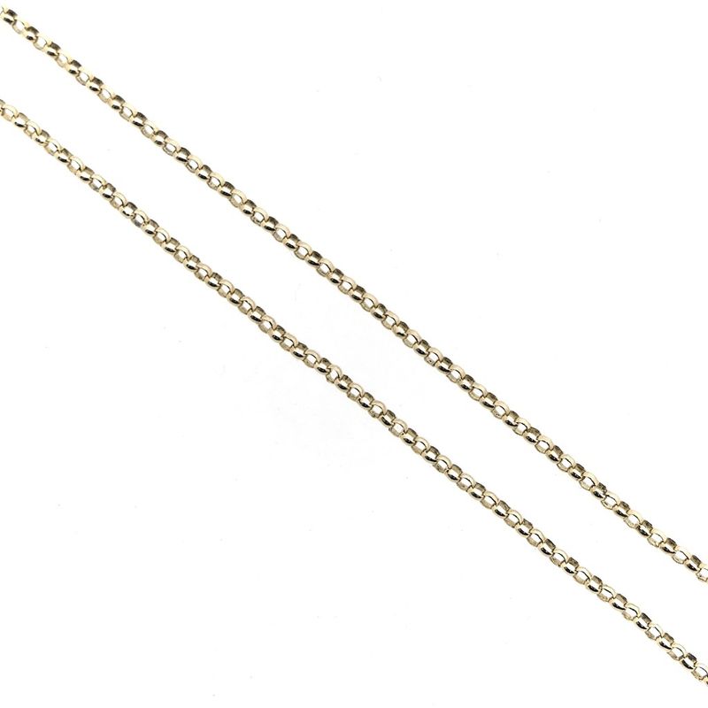 Image 3 of 8K Thin Jasseron Link Chain | 67.5 cm