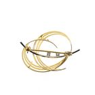 Image 4 of Two-tone gold fantasy brooch with diamonds; 0.02 ct.