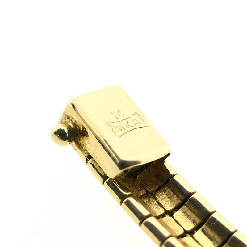 Afbeelding 6 van Gouden omega schakelcollier 