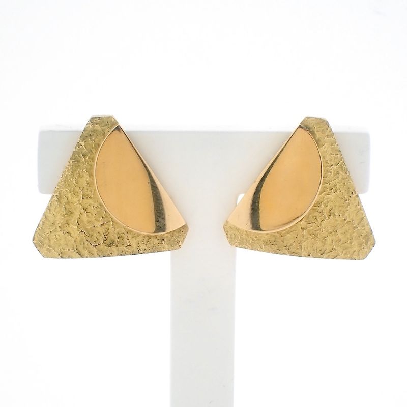 Image 1 of 18K Gold Stud Earrings | Rutigliano