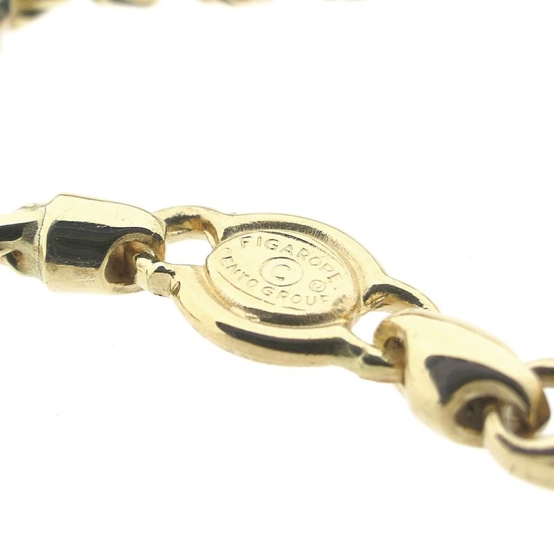 Image 6 of Two-tone gold Figarope necklace; Cento group