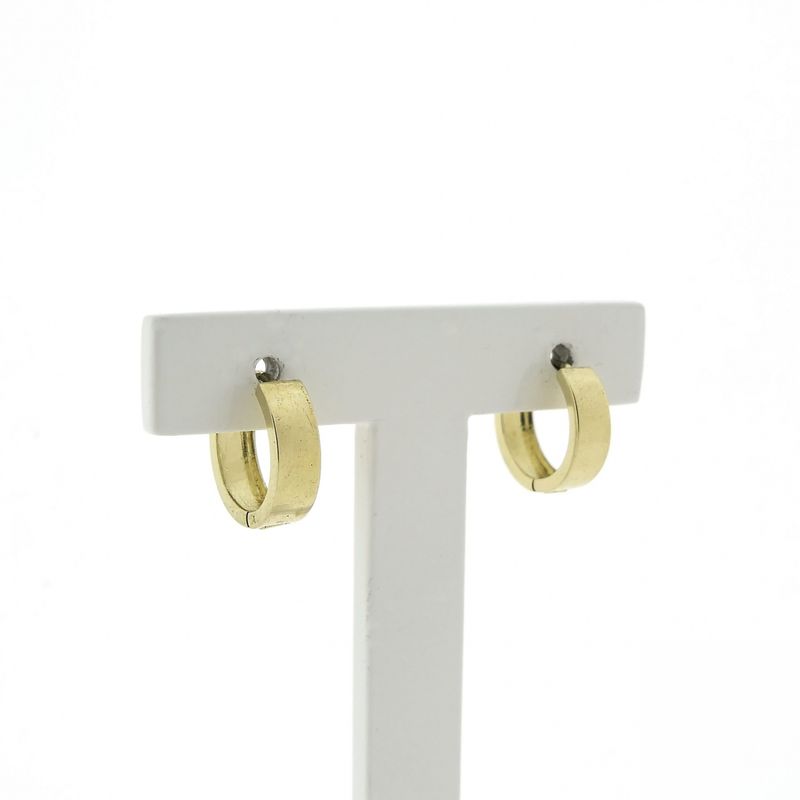 Image 3 of Gold earrings | Ø 13.7 mm