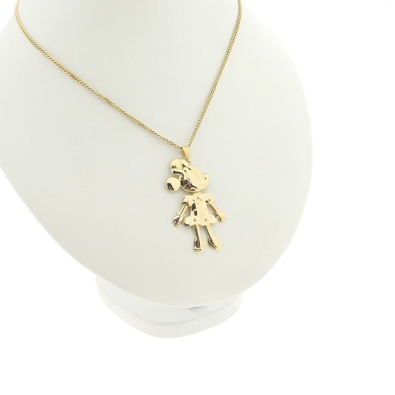 Image 3 of Gold Disney pendant; Mini Mouse