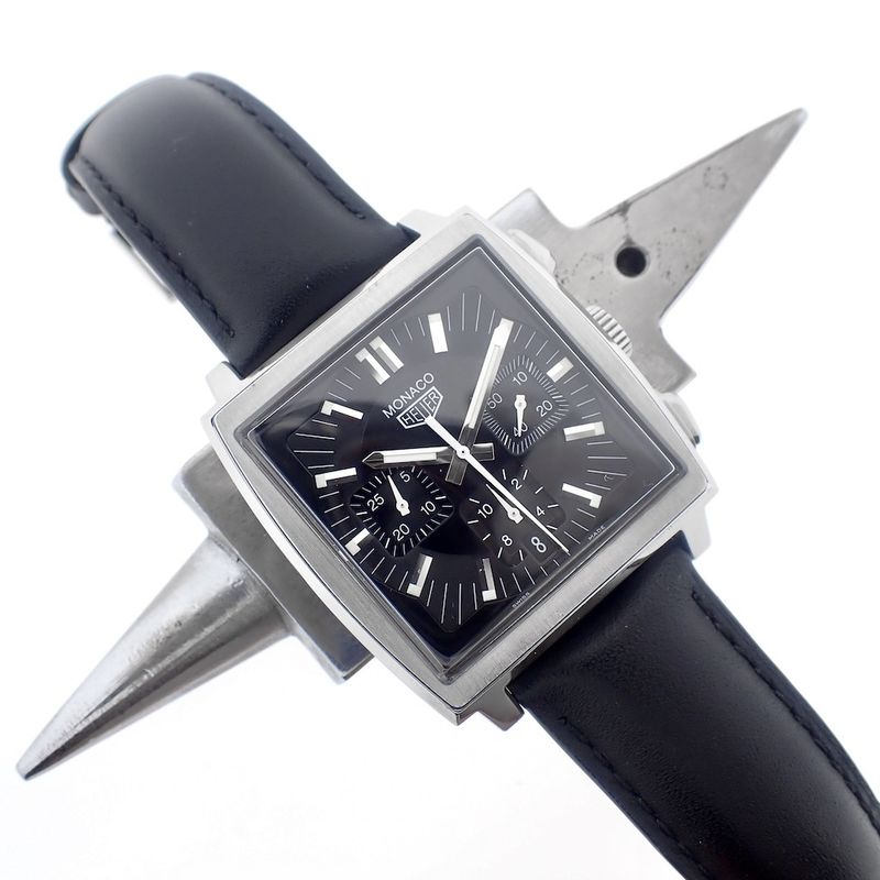 Image 6 of Heuer Monaco; Chronograph men's watch