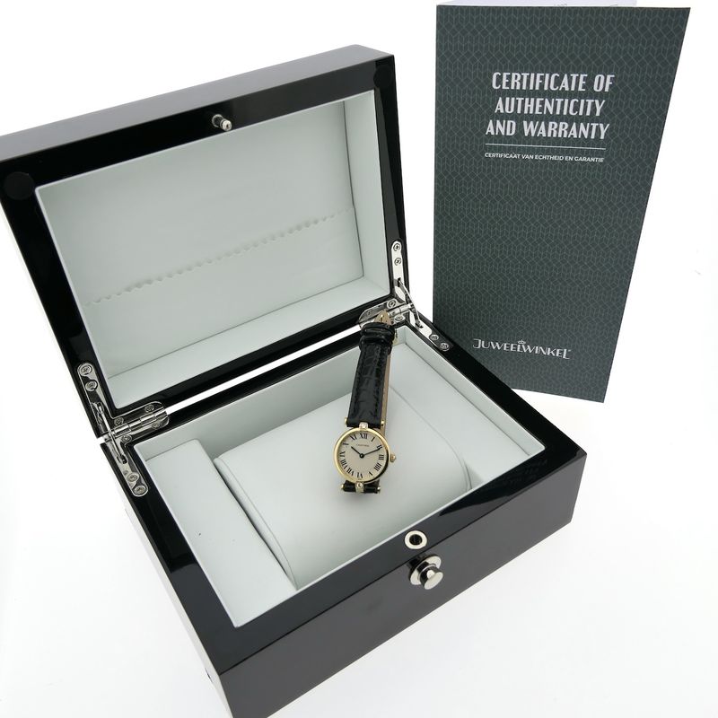 Image 4 of Cartier 'Must de Vendôme' 890004; 18k gold women's watch with diamonds