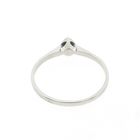 Image 6 of White gold solitaire ring with diamond | 0.03 ct.