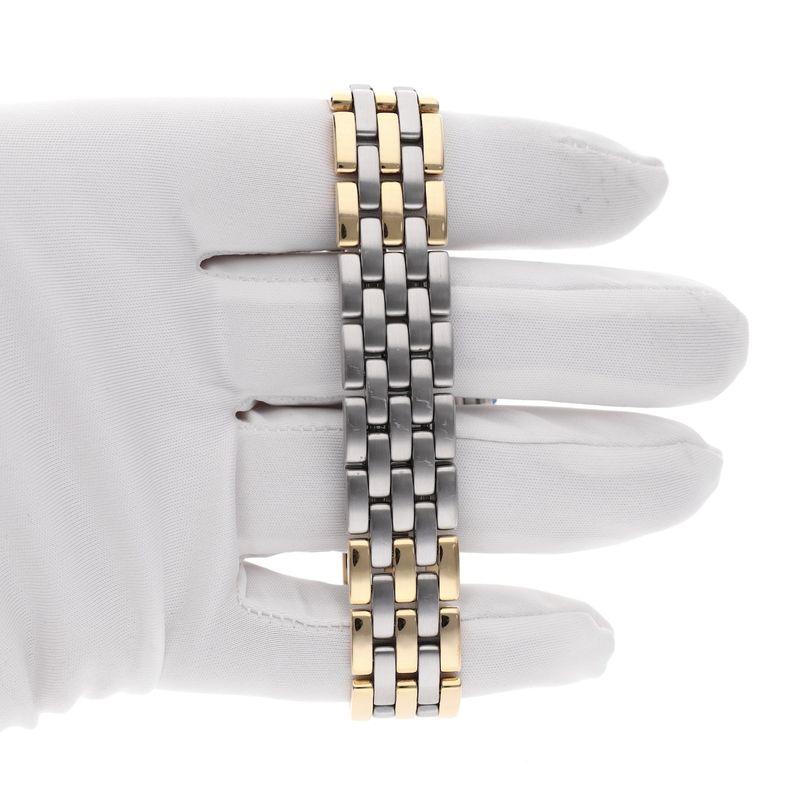 Image 10 of Cartier Panthère '3 Row' Large/Jumbo 183957; 18ct. Gold/steel watch