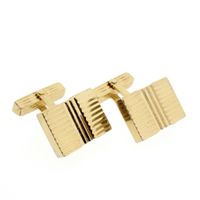 Gold cufflinks