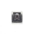 Image 3 of Pandora charm; Silver; Letter charm A