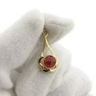 Image 2 of Gold pendant with carnelian
