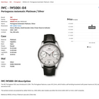 Image 29 of IWC Portuguese '7 Days' Platinum IW5001-04; Platinum men's watch (500 pieces limited edition)