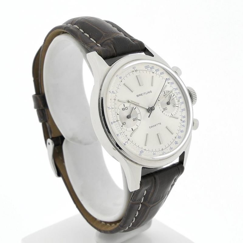 Image 3 of Breitling Cadette; Vintage chronograph men's watch