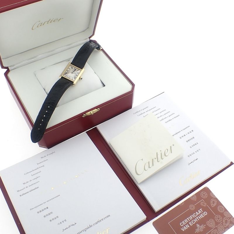 Image 13 of Cartier Tank Solo; 18k gold women's watch