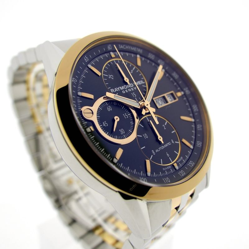 Image 3 of Raymond Weil Freelancer; Automatic chronograph men's watch