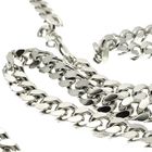 Image 5 of Silver gourmet link chain | 62 cm
