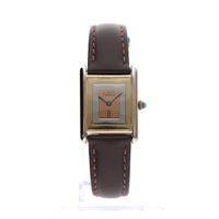 Cartier Tank Vermeil 'Trinity' 6165; Vintage mechanical women's watch
