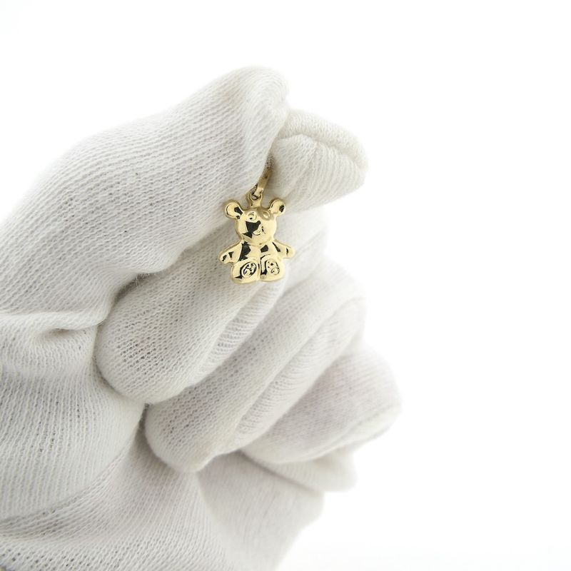 Image 2 of Gold pendant of a bear