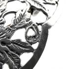 Image 5 of Large silver brooch | Floral design