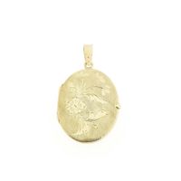 Vintage gold locket pendant