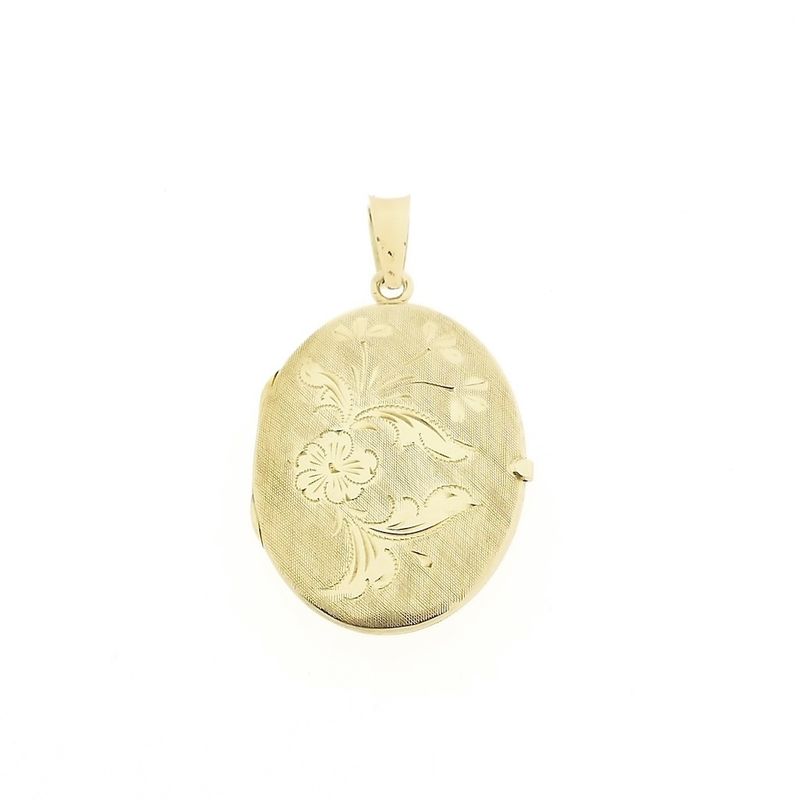 Image 1 of Vintage gold locket pendant