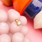 Image 6 of Gold minimalist pendant with zirconia