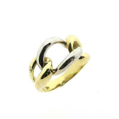 Image 1 of Two-tone gold ring | Robust