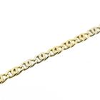 Image 3 of Two-tone gold navy link bracelet