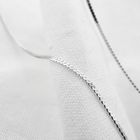 Image 4 of Thin white gold S-link necklace | 42 cm