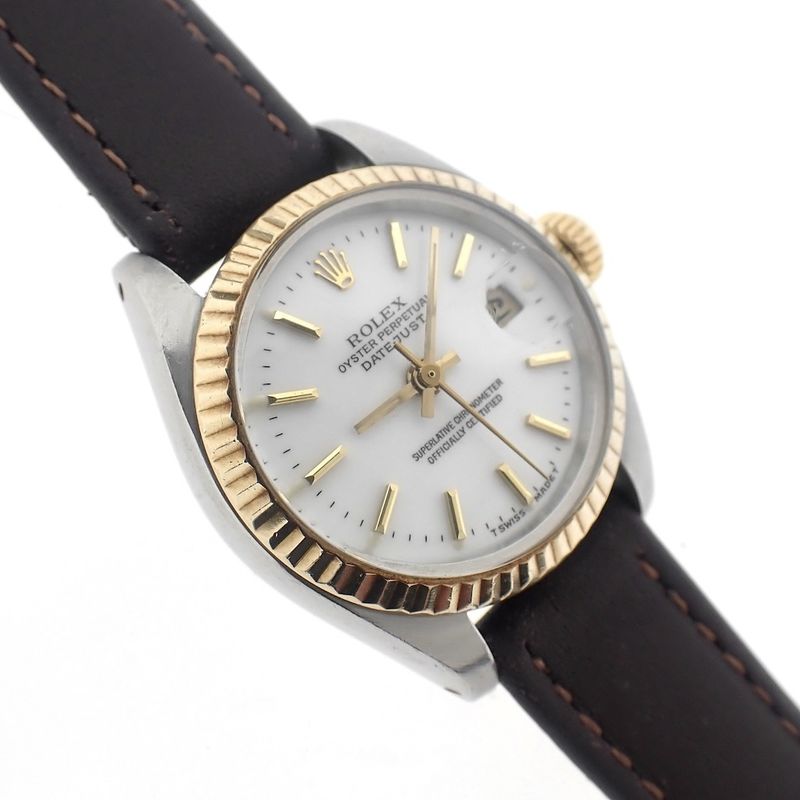 Image 2 of Rolex Datejust; Goud/stalen dames horloge
